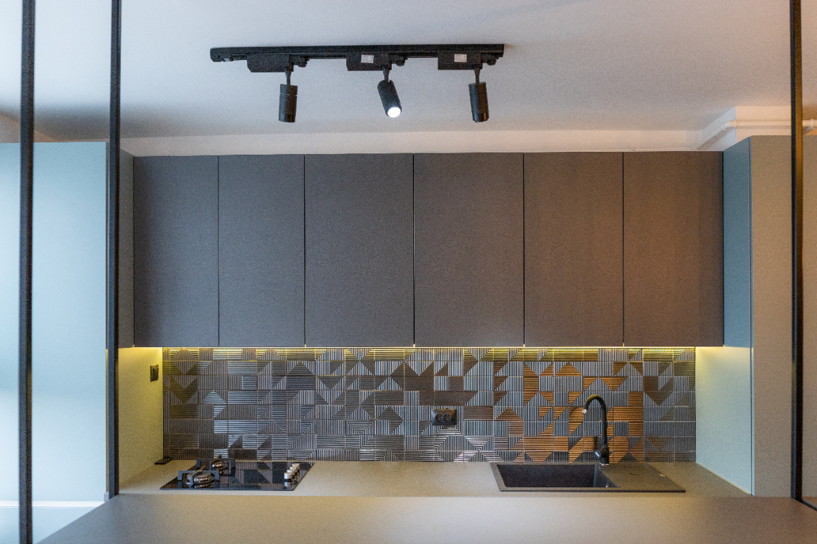 By the river apartment - interior design photo