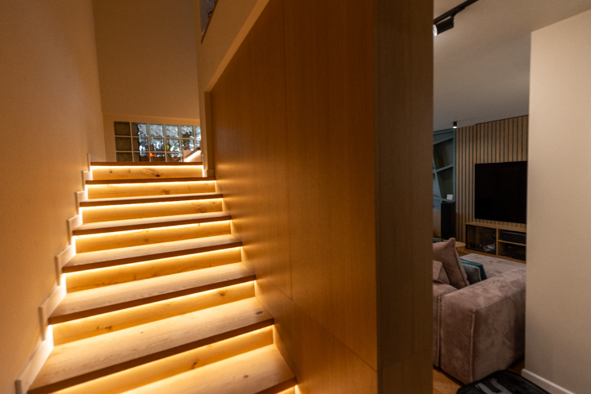 The Art of Living Modern: Crafting a Multi-Level Duplex - interior design photo