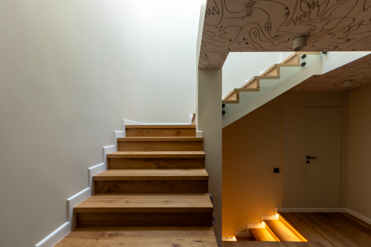 The Art of Living Modern: Crafting a Multi-Level Duplex - interior design photo