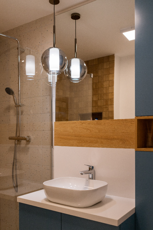 By the river apartment - interior design photo