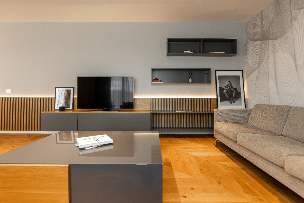 Refined Minimalist Penthouse - interior design photo