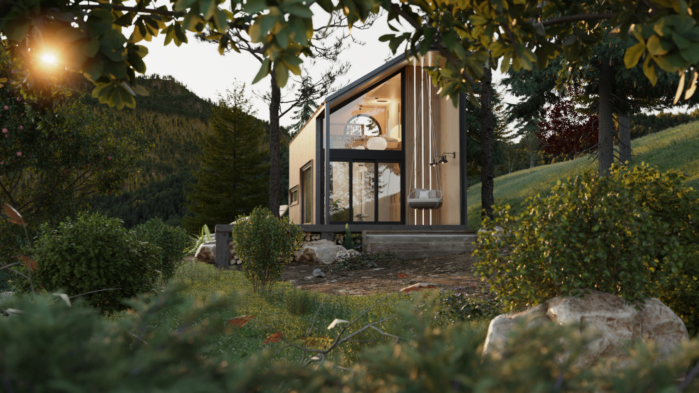 Cottage in the woods