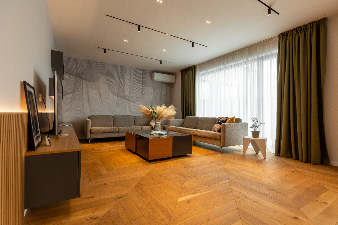 Refined Minimalist Penthouse - interior design photo