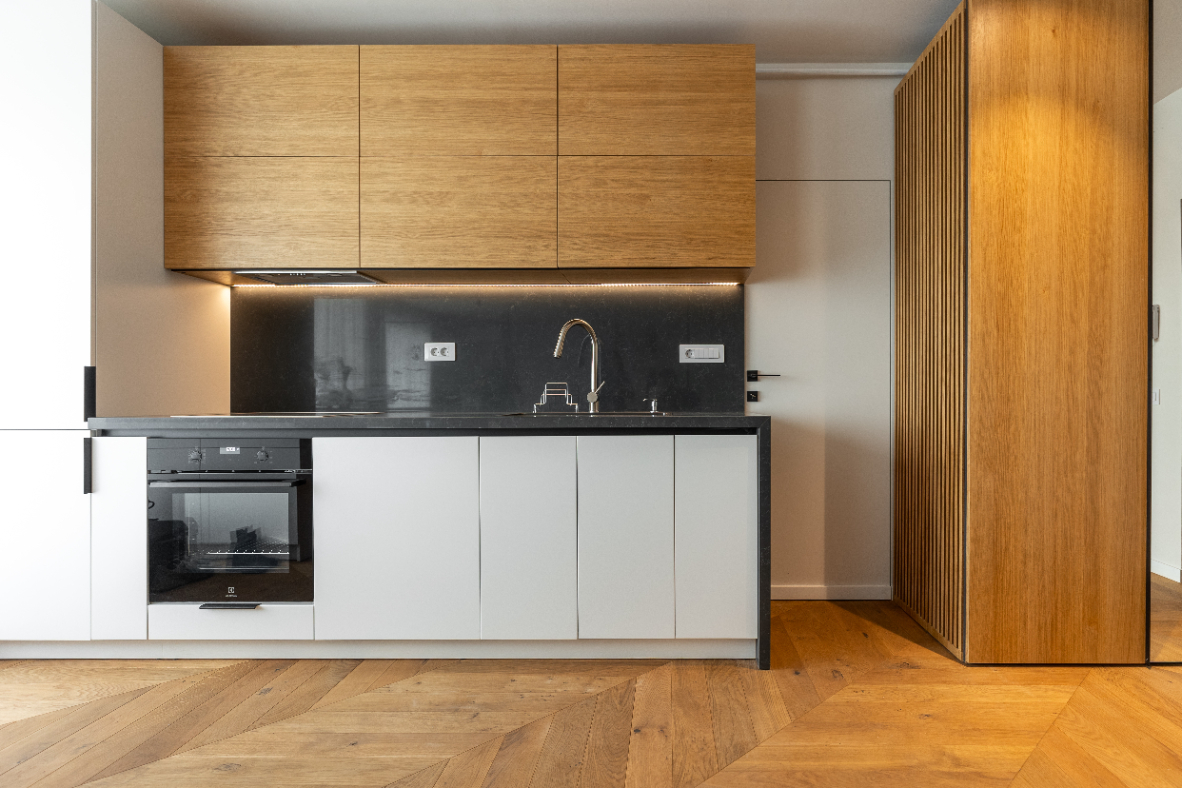 Refined Minimalist Penthouse - interior design photo