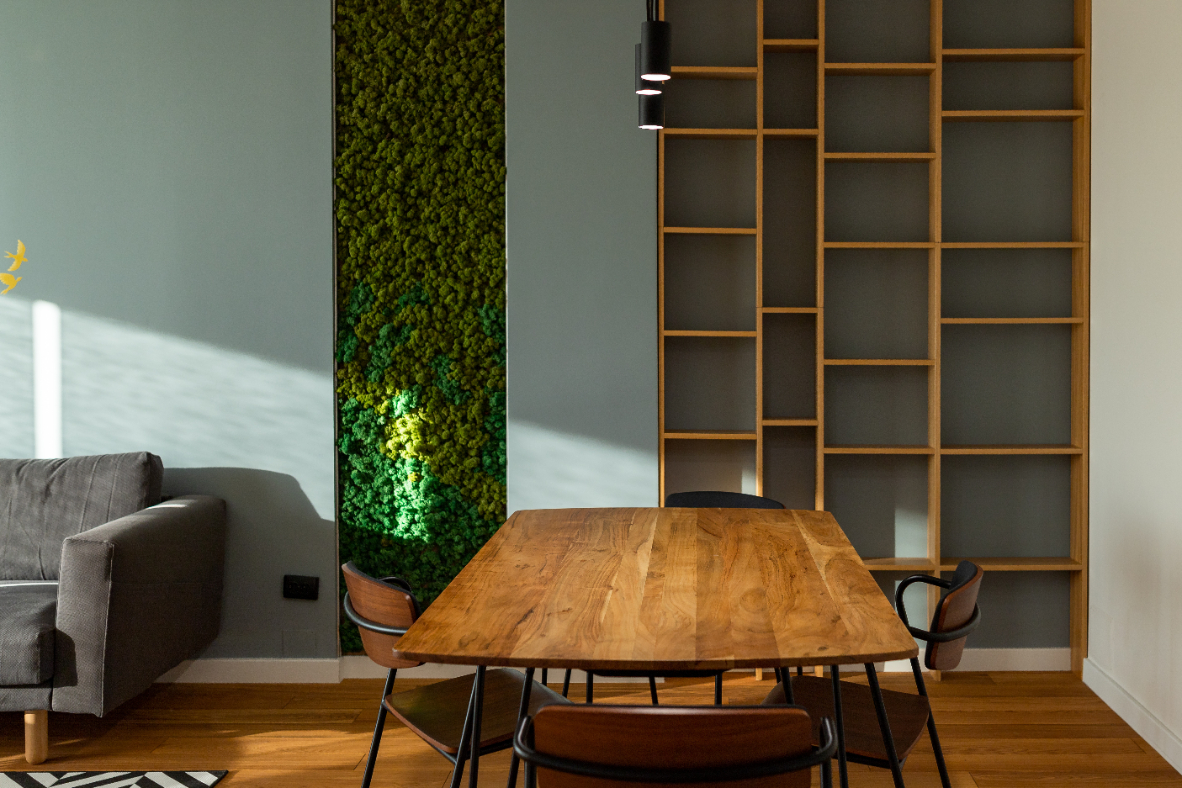 The green line - interior design photo