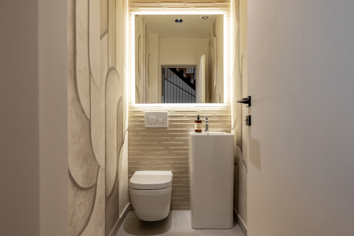 Refined Minimalist Penthouse - interior design photo