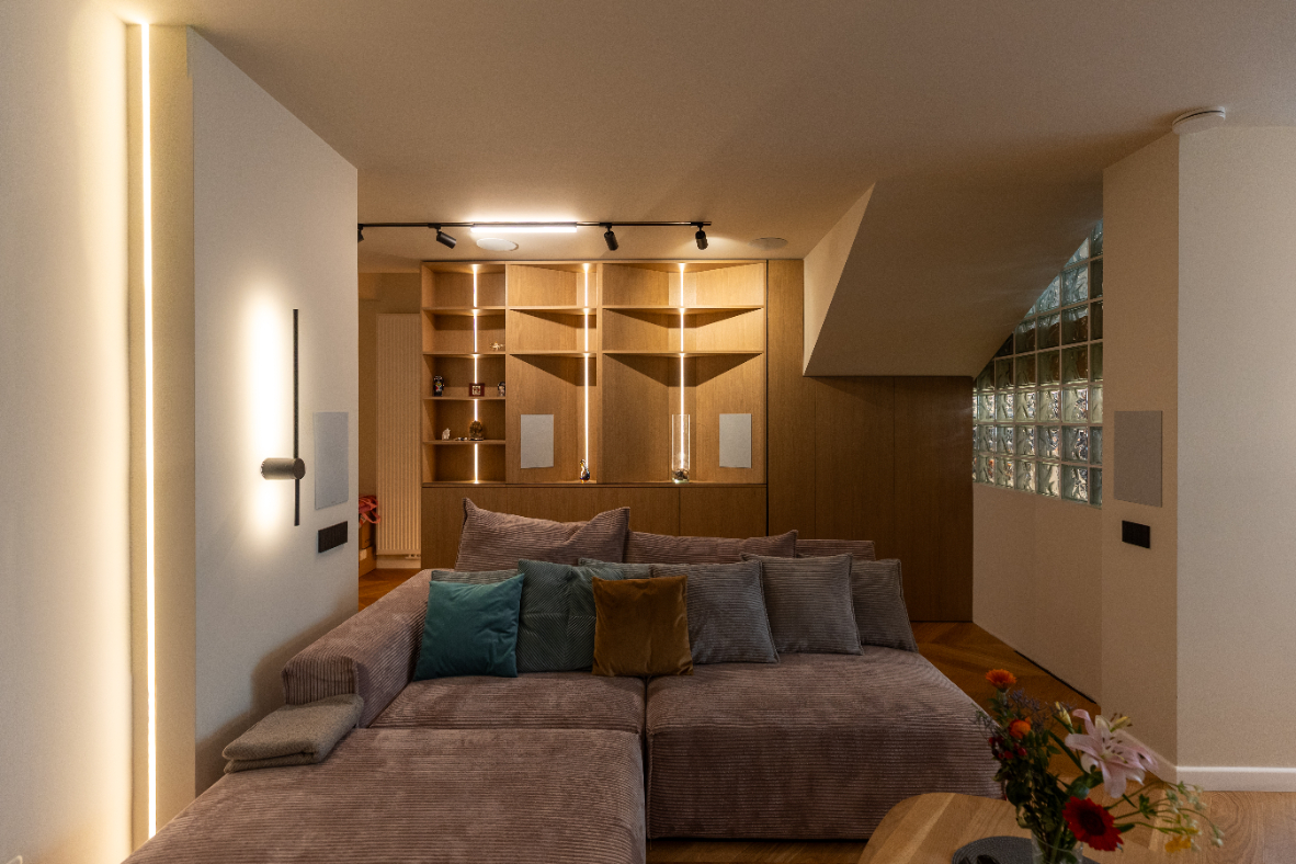 The Art of Living Modern: Crafting a Multi-Level Duplex - interior design photo