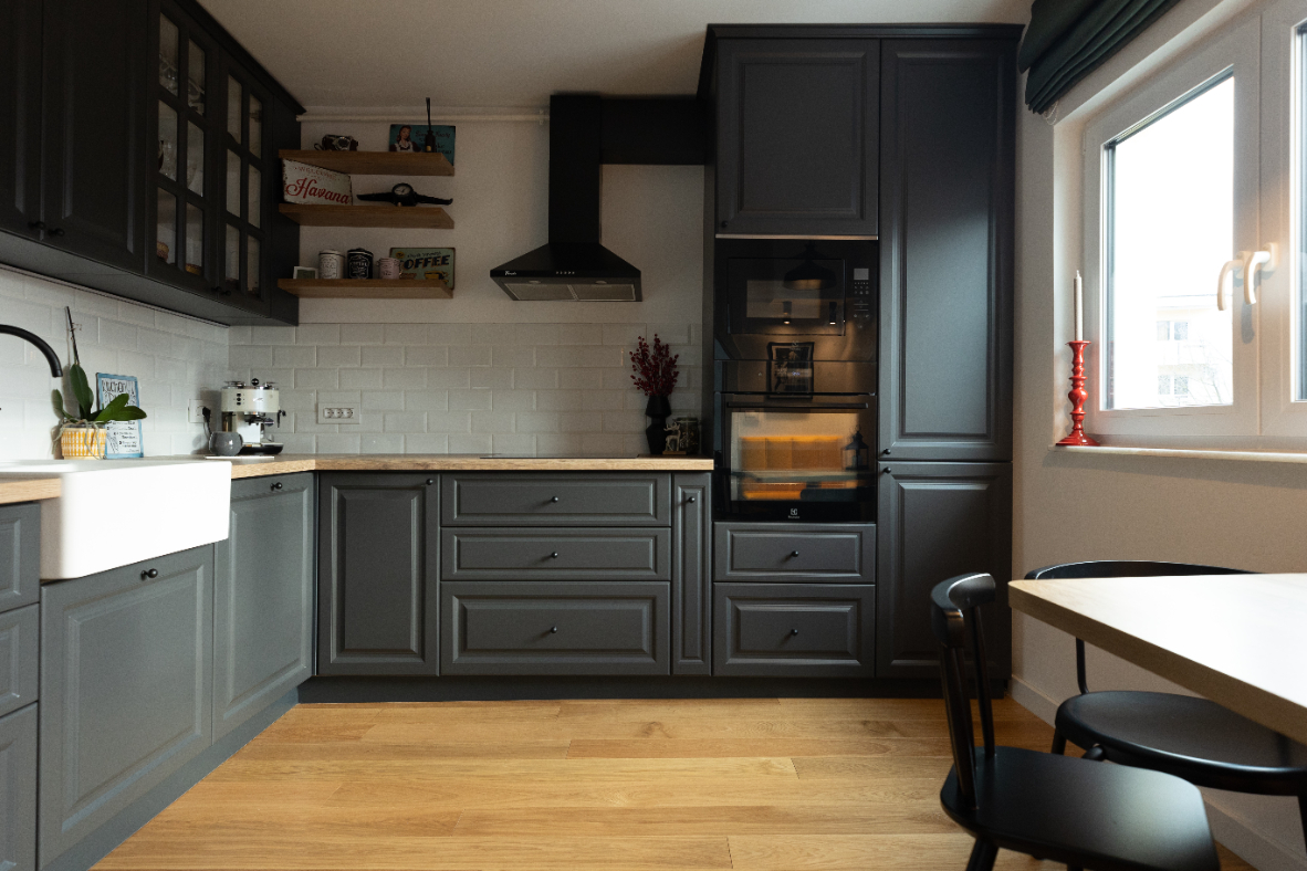 Industrial with a twist - interior design photo