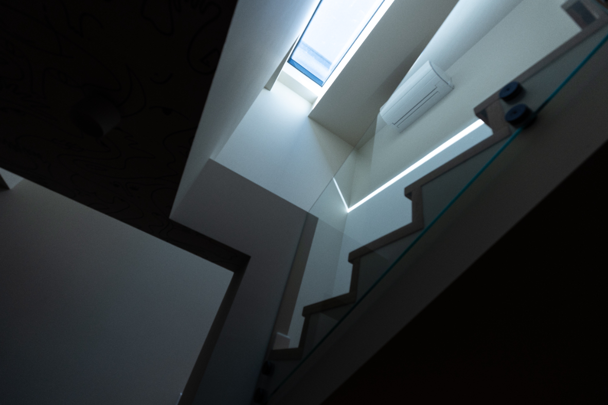 The Art of Living Modern: Crafting a Multi-Level Duplex - interior design photo