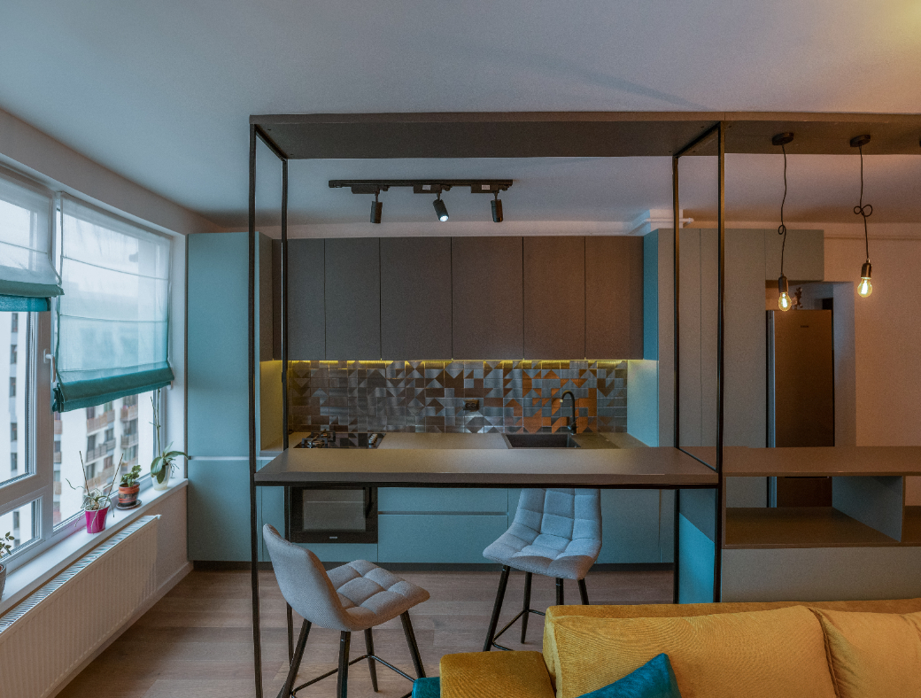 By the river apartment - interior design photo