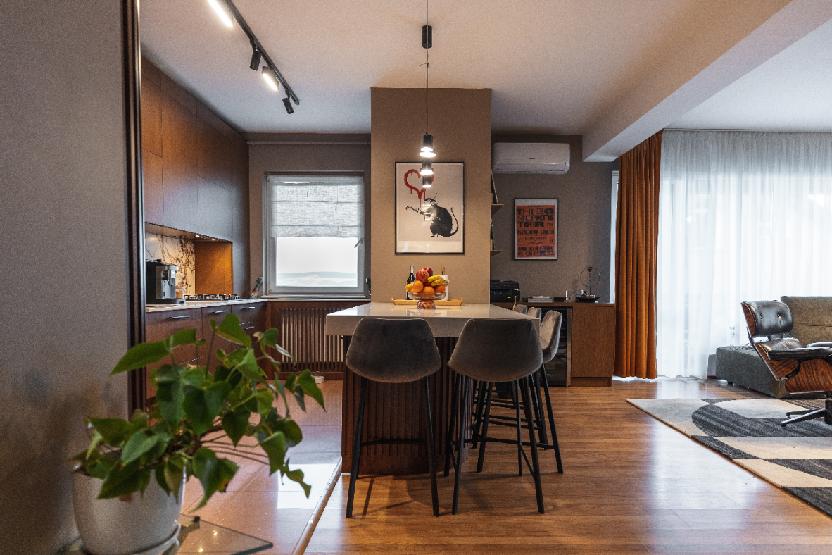 Earthy tones - interior design photo