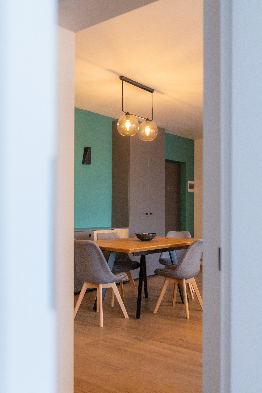 By the river apartment - interior design photo