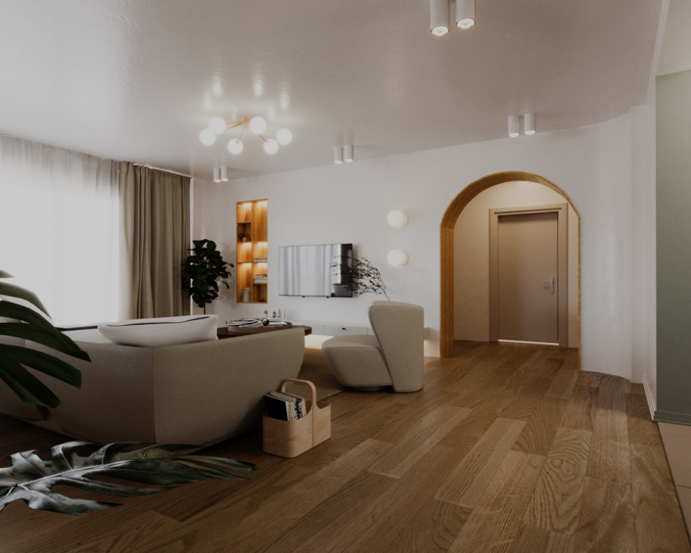 Peaceful Blend - interior design photo