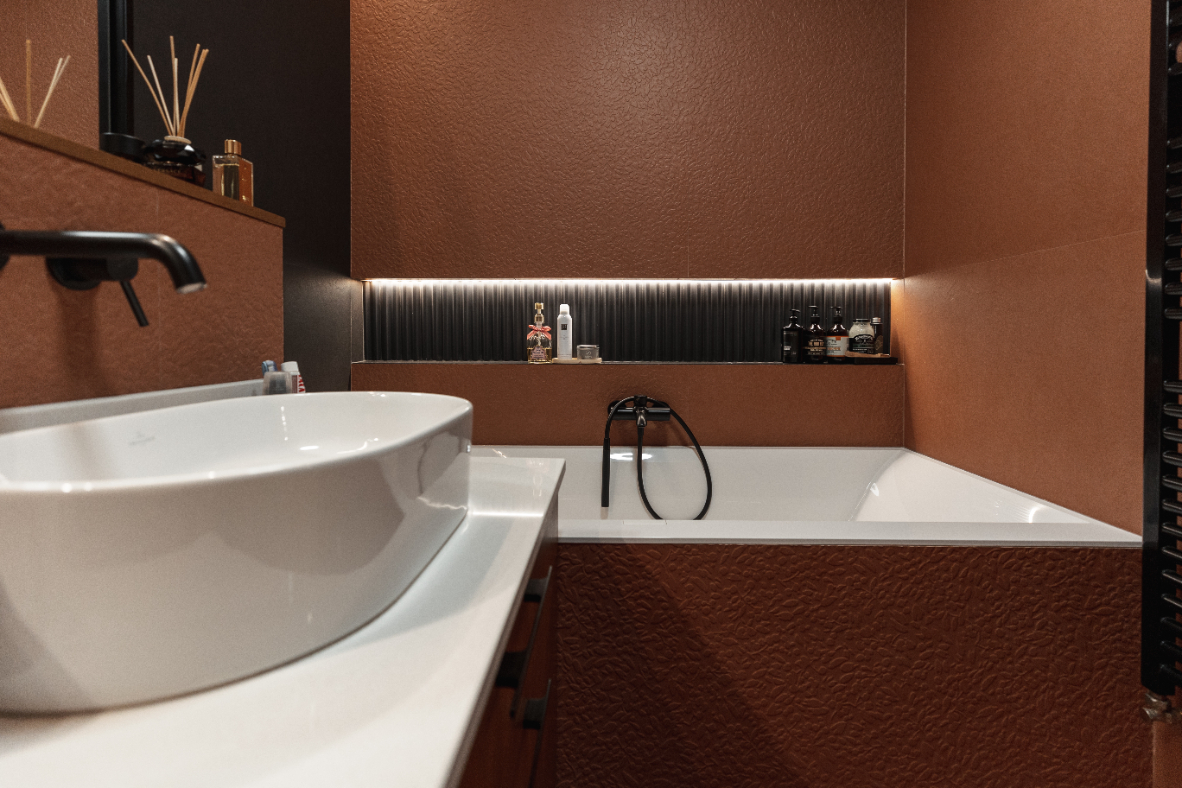 Earthy tones - interior design photo